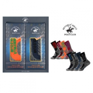 폴로클럽 기능성 장목 등산 양말 (남 / 여) 2족 세트