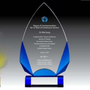 크리스탈 상패 SD13) 245-4