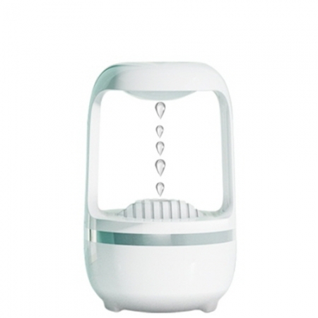 물방울 거꾸로가습기 물멍가습기 물방울가습기 무중력물멍가습기 반중력 500ml 초음파 안전 특허 / 불멍 LED 인테리어 아이디어 신기한 감성 무드 겨울 미니가습기 #4