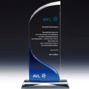 크리스탈 상패 DS12)3-3BL