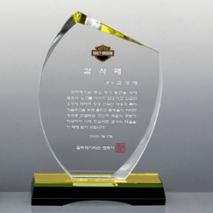 크리스탈 상패 SD12)016