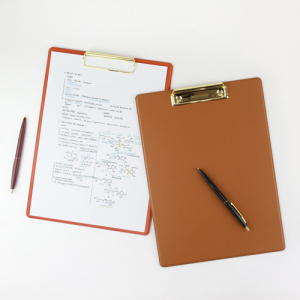 페니체 스튜디오 메탈 클립 보드, A4 클립 보드 고급가죽 // 국내생산