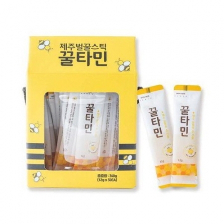 청정 제주 벌꿀 스틱 꿀타민 7호 선물세트 / 꿀스틱 스틱꿀 천연벌꿀 자연산 벌꿀 제주도 #4