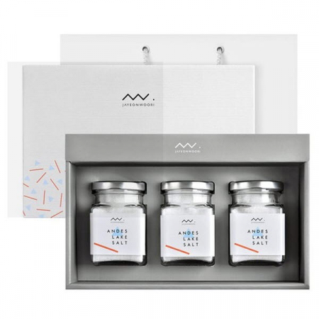[자연우리] 안데스호수소금 선물세트(유리병) #2