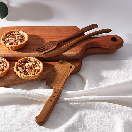 마호가니 도마 + 티크 브런치 4종 세트 #6