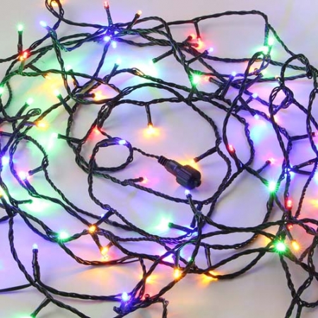 100구 녹색선 LED 매직 지니전구 10M 점멸 칼라 트리전구 #3