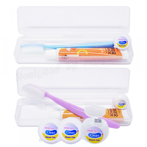 M케이스 왕헤더캡 미세모 페리오 치실 / 칫솔 치약 세트