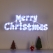 [은하수]LED 메리 크리스마스 글자 매직 백색전구(점멸)