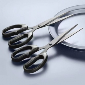 블랙 스텐 사무용 가위 인쇄 제작