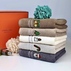 [송월타올]크리스마스 시그니처 5P 타올 선물세트(고급 선물박스 포함)