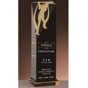 크리스탈 골프모션 트로피 192