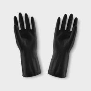 블랙 고무장갑 S M L