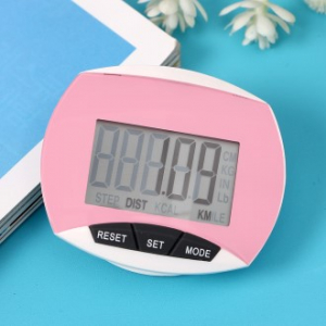 스마트 디지털 심플 만보기 (핑크) / 다이어트 만보계
