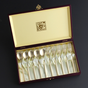 티티 골드 10P 티스푼 포크 디저트스푼 카페포