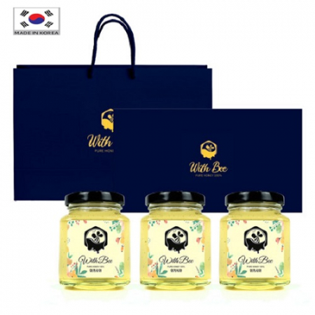 [위드비]천연 벌꿀 아카시아 3종 선물 세트 국산 #4