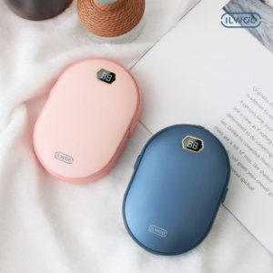 [일우] 핸들러 LED 급속 양면 발열 손난로 보조배터리 충전식 10000mAh IW-H07