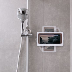 [일우] 화장실 스마트폰 거치대-욕실 방수