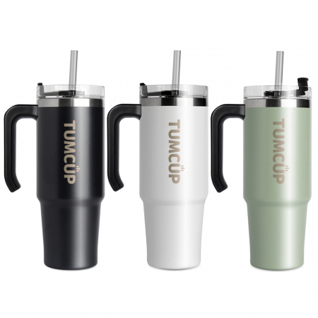 하이퀄리티 더블 레이어 대용량 텀블러 890ml (손잡이형) #2