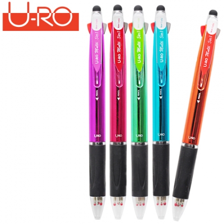 유로멀티 5in1 그립터치펜 UV, 컬러인쇄 #2