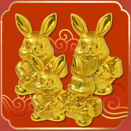 2023년 계묘년 황금 토끼 저금통 #2