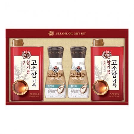 23년 설 명절선물세트 CJ 고소함가득참기름 A호 #2