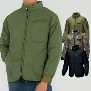 단체 행사용 차이나넥 깔깔이 퀼팅 점퍼