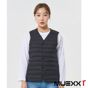 V넥 라이트 겨울 패딩 조끼 MUL90W