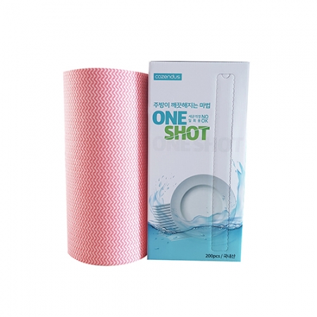 여러번 빨아 쓰는 대용량 행주 롤 200매 #2