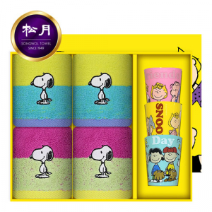 스누피 전용 3P 컵 + 스누피 이쁜컬러36 고리 손수건 4장세트