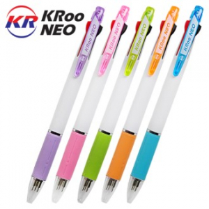 크루 네오 3색 볼펜 0.7mm (초저점도심 / 독일잉크) // 국산