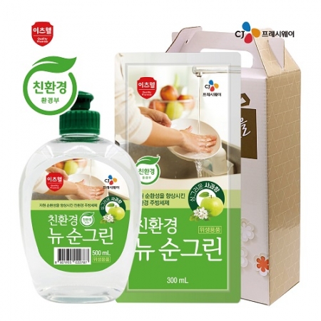 CJ 친환경 뉴순그린 500ml, 리필 300ml 2종 세트 #2