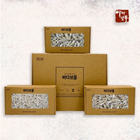 (A)[신세계백화점 판매 제품] 바다보물 고급 저염 멸치 3종 선물세트 #2