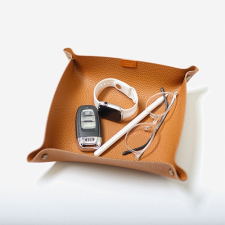 구떼 소가죽 트레이 안경 리모컨 악세사리 수납 #2