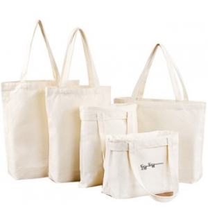 무지 캔버스 밑면있는 에코백 모음 4종