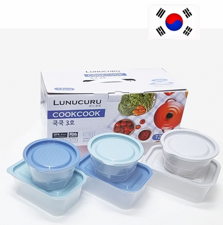 다용도용기,밀폐용기,루누쿠르쿡쿡12p,보관용기 #4