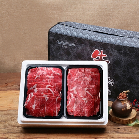 [면세상품][안동한우정] 1등급 한우 정육실속 선물세트 8호(300g*2)0.6k #2