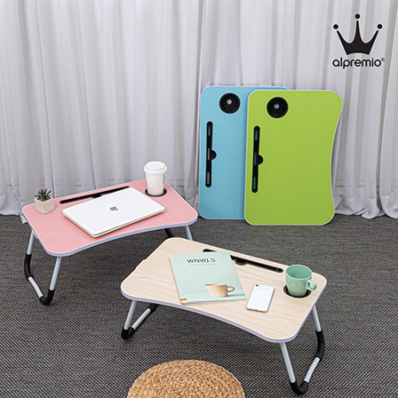[알프레미오] 프리미엄 접이식 테이블(베이지/그린/블루/핑크) #2