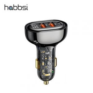 햅시 125W 3포트 (PD, QC) 차량용 고속충전 시거잭 YMQC125W