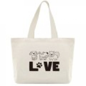 생지 대형 에코백 42x36x10