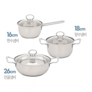에브리빙 16cm 18cm 2종  냄비세트