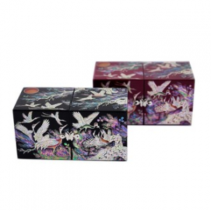 아름누리 달과송학 자개 보석함