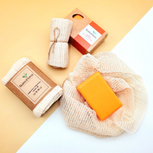 나무 하나 욕실 세트 A / 비누 / 샤워 타올 / 욕실 용품 / 선물세트