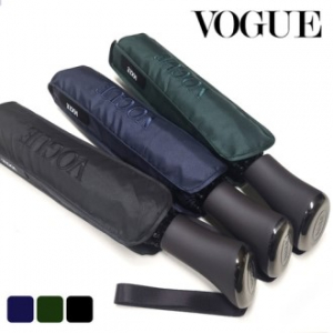 보그 로고자수 3단 수동 우산