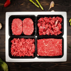 안동바른한우 1등급 한우 제수용 정육 혼합 세트 1호 1.6kg // 면세