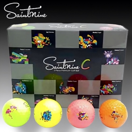 [세인트나인]C 4컬러 골프공[6구/3피스] #2