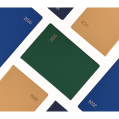 크림 양장 다이어리 2026년 25절 다이어리