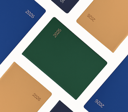 크림 양장 다이어리 2026년 25절 다이어리