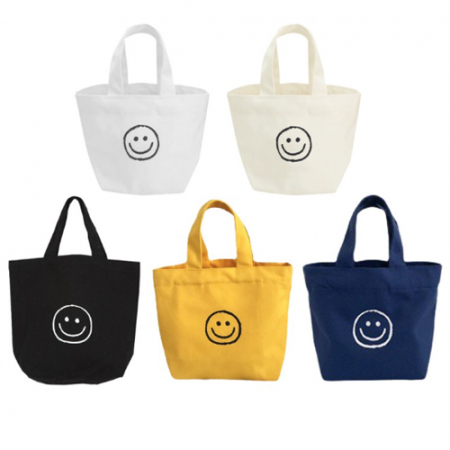 스마일 미니 에코백