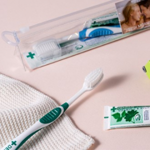 [치약 칫솔세트] 이중 미세모 칫솔 + 치약 20g