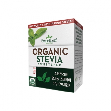 스위트리프 유기농 스테비아 57g (70T 70개입) 자연유래 설탕대체 감미료 건강 0칼로리 #3